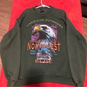 Eagle Graphic Crewneck Sweater